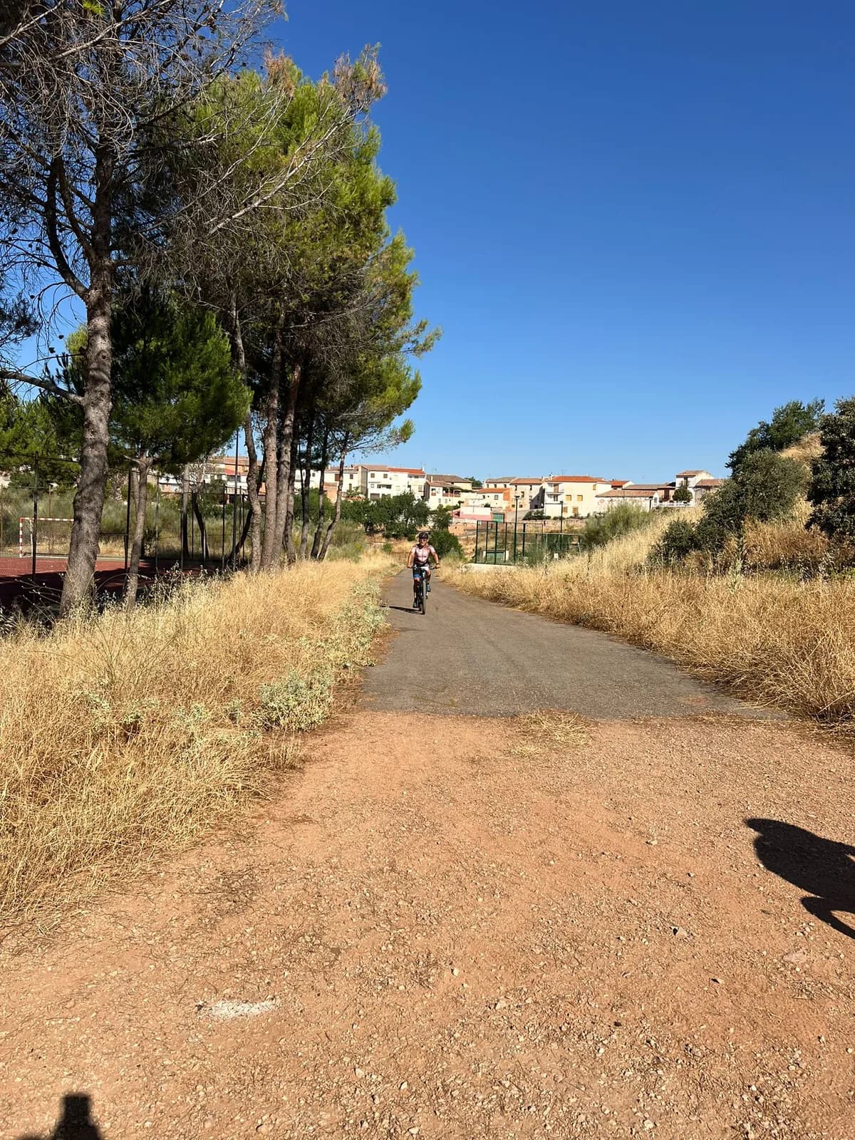 Sobre las pistas rojas del Campo de Montiel